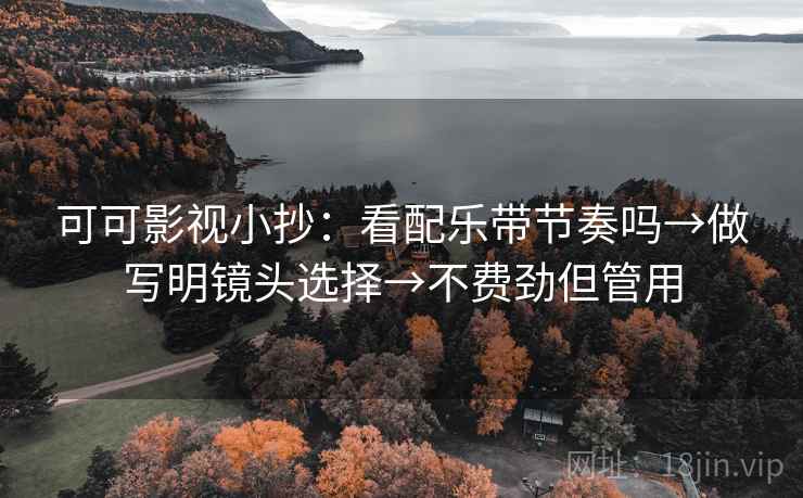 可可影视小抄:看配乐带节奏吗→做写明镜头选择→不费劲但管用 可可影视小抄:看配乐带节奏吗→做写明镜头选择→不费劲但管用